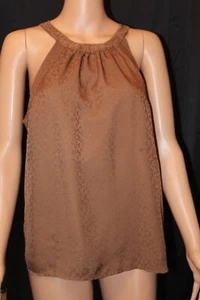 A NEW DAY Blusa Cuello Redondo Sin Mangas L Marrón Estampado Jirafa Poliéster - Imagen 1 de 8