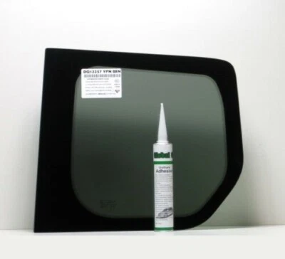 Fits 2014-2023 Ford Transit Connect Driver Left Side Quarter Glass  SWB +GLUE Foto 1 de 3