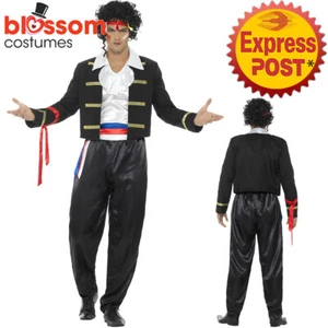 CA414 Mens New Romantic 80s Adam Ant Boy George Costume Pop Star Fancy Outfit - Picture 1 of 5