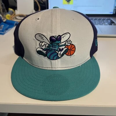 Boné Charlotte Hornets New Era 9Fifty Snapback NBA madeira clássico - Imagem 1 de 2