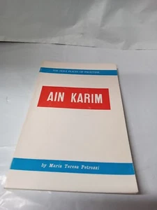 Ain Karim The Holy Places OF Palestine Maria Teresa Petrvozzi VINTAGE 1ST... - Picture 1 of 24