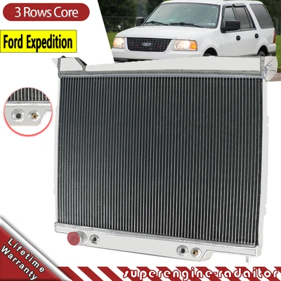 3 Rows Core Radiator For 2003-2004 Ford Expedition/ Lincoln Navigator 4.6L 5.4L — 第 1/4 张图片