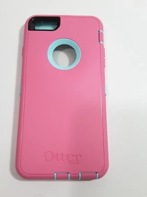 Funda Serie OTTERBOX Defender para iPhone 6 Plus y 6s Plus - Azul Aqua/Rosa Foto 1 de 4