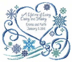 Ursula Michael Imaginating Counted Cross Stitch Leaflet ~ Winter Wedding - Picture 1 of 1