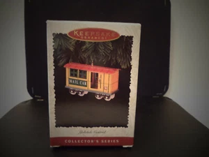 Hallmark Keepsake Yuletide Central MAIL CAR 1996 NIB - Picture 1 of 2