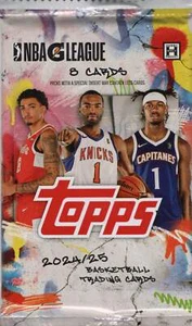2024-25 Topps G-League Basketball Hobby Pack (8 Cards) - Picture 1 of 6