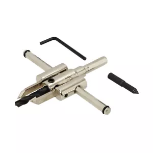 Adjustable Hole Cutter 30 - 120mm - Silverline - 950990 - Picture 1 of 5