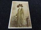 Social History Postcard Rose in Furs Fashion Dress by Griffiths New Cross Road L