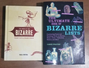 Lot of 2 bks The Book of the Bizarre Freaky Facts Strange Stories Ultimate Lists - Bild 1 von 5