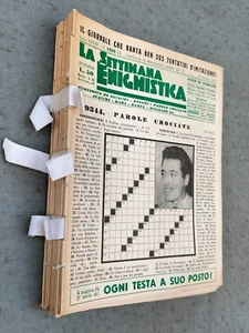 BLOCCO DE LA SETTIMANA ENIGMISTICA anno 1964 - ORIGINALE - SM55 - Picture 1 of 16