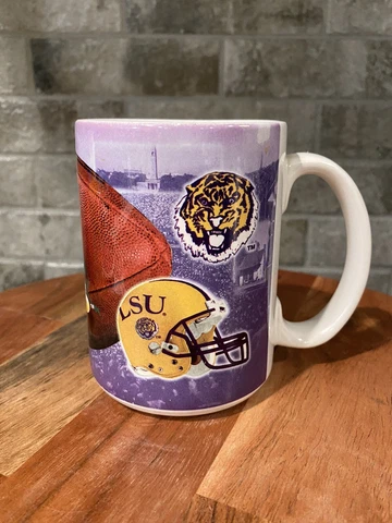 LSU Tigers Football Louisiana State University Ceramic Coffee Cup Mug - 16 oz Cover