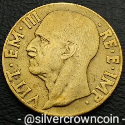 Italia 🇮🇹 10 Centesimi 1941 R XlX. KM#74a. Moneda de 10 céntimos. V. Emanuel lll WWll C Foto 1 de 4