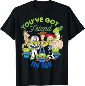 T-shirt maglietta grafica Pixar Toy Story cartone animato scatto gruppo Disney full size - Foto 1 di 5