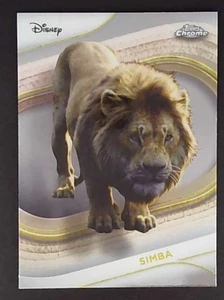 2025 Topps Non-Sport Chrome Disney Simba #195 Lion King Live Action - Picture 1 of 10
