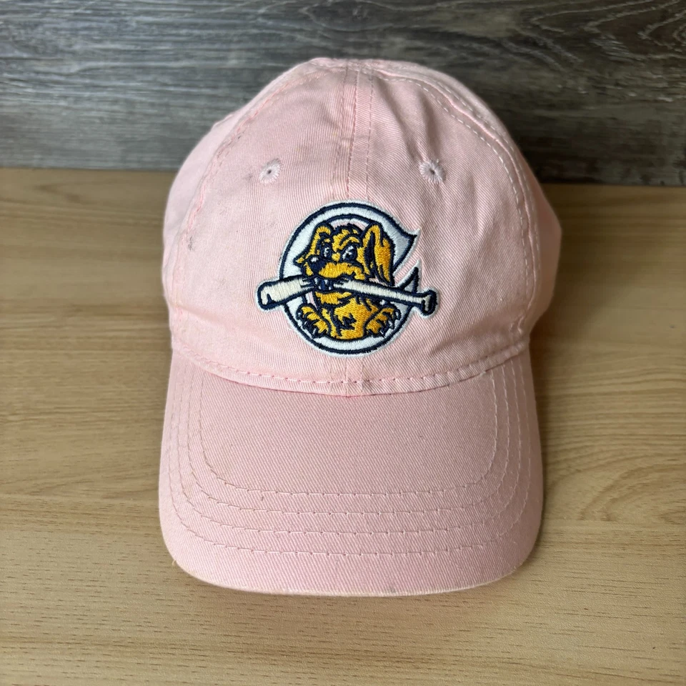 Charleston RiverDogs Hat Cap Strap Back Pink Kids MiLB Baseball Girls Adjustable - Image 1 of 4