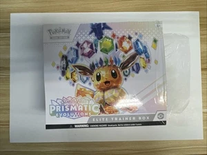 **OHNE PACKS oder PROMO** Offene Pokémon Prismatic Evolutions ETB + Sleeves/Würfel/etc - Bild 1 von 7