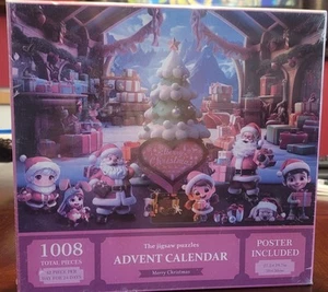 Calendario dell'Avvento di Natale puzzle 1008 pezzi - Foto 1 di 3