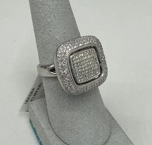 Effy BH Silberring Größe 7,0 weißer/blauer Diamant 1,29 ct’s mit Rhodium N.W. Anhänger - Bild 1 von 10