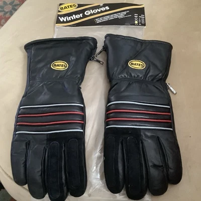 Bates Leather Men’s Motorcycle Winter Gloves - NEW - Large - Image 1 of 4