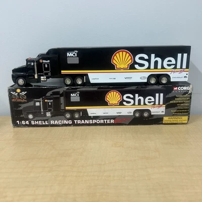 Corgi Classics Shell Motorsports Racing Transporter Truck 1/64 Scale Diecast Cab - Image 1 of 4