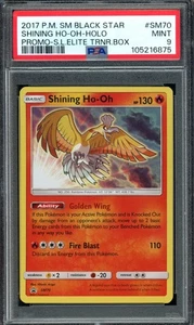 Pokemon Shining Ho-Oh Shining Legends Elite Trainer Box Promo #SM70 PSA 9 Mint - Picture 1 of 2