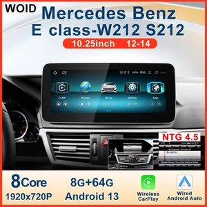 Pantalla multimedia Android Carplay GPS de 10,25" para Mercedes W212 Clase E 2011-2014 - Imagen 1 de 14