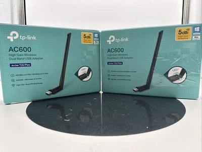 TP-Link | Archer T2U Plus | Two (2) Pack | High Gain  Adapter | Used, Complete - Image 1 of 4