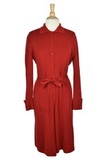 Max Studio Women Sweaters Cardigans XL Red N/A