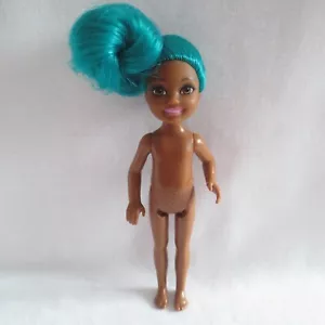 NEW! 2022 Barbie Chelsea Friend I Can Be Rockstar Doll AA Blue Hair Nude - Picture 1 of 3