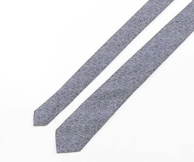 Corbata puntiaguda azul geométrica poliéster para hombre talla única Foto 1 de 4