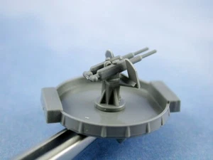 Model Boat Fittings Flak Machine Gun 3.7cm Aeronaut Miniature Model Making - Picture 1 of 1