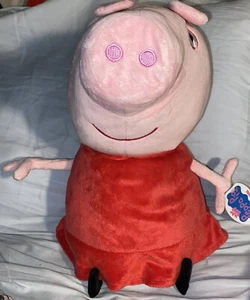 Peppa Pig Hug N' Oink sprechender elektronischer Plüsch, 18 Zoll NEU mit Etikett - Bild 1 von 5