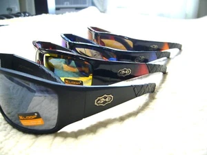 Gafas de sol ligeras con montura completa de 2 tonos para hombre XL-2689 - Imagen 1 de 24