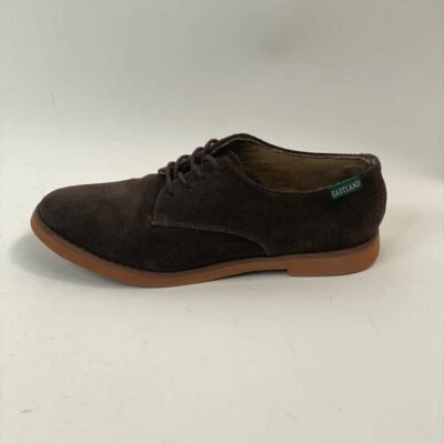 Женские туфли Eastland Bucksport Oxford на плоской подошве коричневые кожаные с миндальным носком на шнуровке 7 M - Изображение 1 из 4