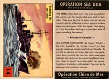 V339-9 Parkhurst, Operation Sea Dog, 1955, #14 Guarding Lanes Destroyer (E)