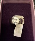4 TCW Round White Cubic Zirconia .925 Sterling Silver Solitaire Engagement Ring
