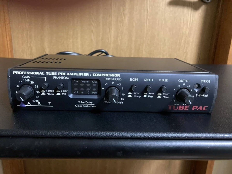 ART Tube PAC Tube Preamplifier / Compressor TubePAC Preamp Mic Working Free Ship - Image 1 of 4