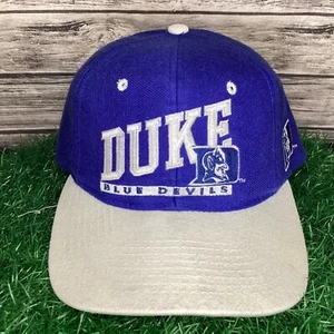 Vintage Duke Blue Devils Snapback Mütze Kappe blau Designer Award Kopfbedeckung NCAA - Bild 1 von 6
