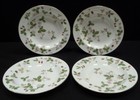 Wedgwood Wild Strawberry Rimmed Bowls x 4