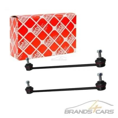 2x FEBI BILSTEIN KOPPELSTANGE PENDELSTÜTZE VORNE FÜR PEUGEOT 1007 206 CC + 98- - Bild 1 von 4