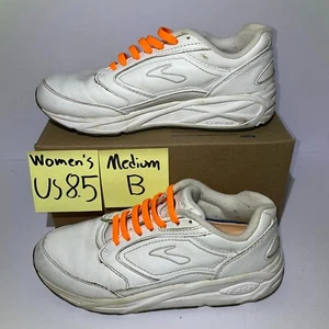 Women's Brooks Addiction Orthopedic Walking Shoes Size 8.5 Medium B White - Picture 1 of 9