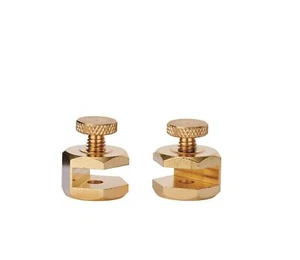 Empire Level 105 - Brass Stair Gauges Textured Thumbscrew - 2-Pack - 58-09-0935 - Picture 1 of 1