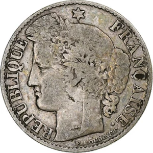 [#1281071] France, 50 Centimes, Cérès, 1887, Paris, Silver, VF, Gadoury:419, a - Picture 1 of 2