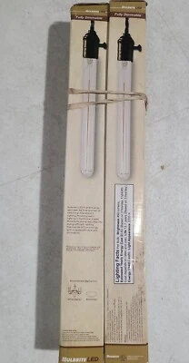 Bulbrite 40Watt Equivalent T9 Clear Dimmable Edison Light Bulb Warm White2PK - Image 1 of 3