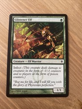 MTG Near mint Glistener Elf New Phyrexia 111/175 Regular Common