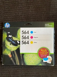 HP 564 Color Combo Pack Paper Original Ink Cartridge New Expire 06/2016 5/P109 - Picture 1 of 3