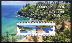 2024 Norfolk Island Fishing MUH Mini Sheet - Picture 1 of 1