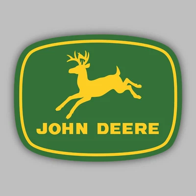 John Deere Vinyl Sticker/Decal -Vintage -Classic -Tractor -Racing -Garage -Farm - Image 1 of 2