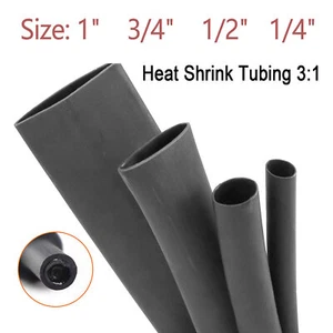 Waterproof Heat Shrink Tubing 3:1 Marine Grade Wire Wrap Adhesive Glue Lined - Picture 1 of 9