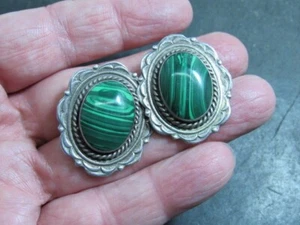 orecchini sterling malachite sud-ovest - Foto 1 di 9